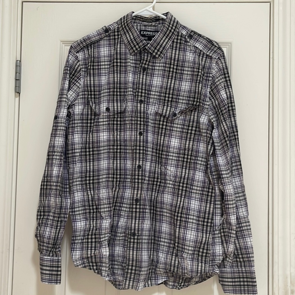 Express 1MX M White Flanel